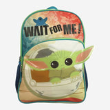 Star Wars Mandalorian Grogu Kids' 16" Backpack Wait for Me