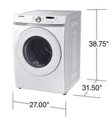 Samsung 7.5 cu. ft. Electric Dryer with Sensor Dry DVE45T6000W