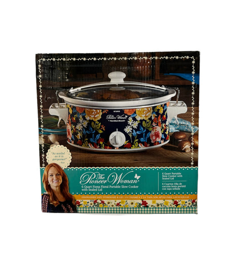The Pioneer Woman Fiona Floral 6-Quart Portable Slow Cooker: Model: 33066
