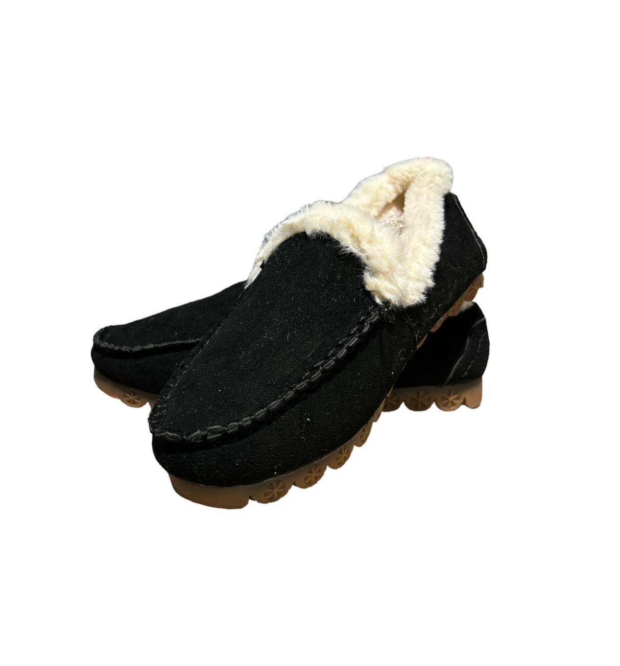 Alina's Exclusives Youth Winter Loafers Black