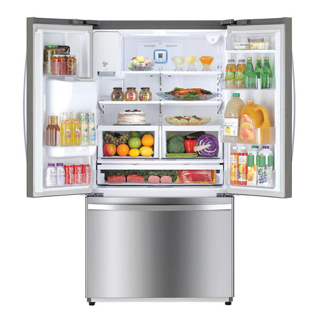 75505 25.5 Cu. Ft. French Door Refrigerator With Dual Ice Makers - Fingerprint Resistant Stainless Steel
