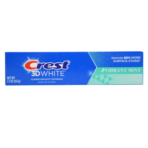 3D white teeth whitening vibrant mint 65g