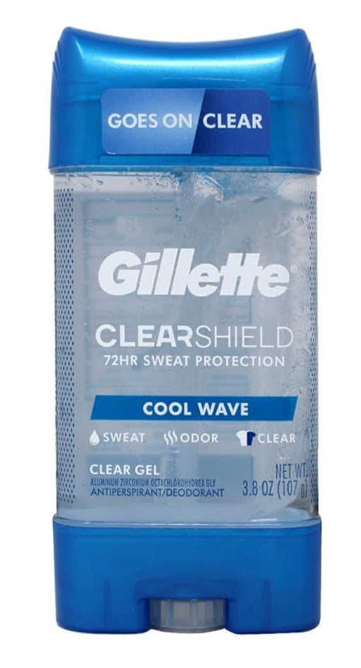 GILLETTE Anti-Perspirant Deodorant Clear Gel 108g - AGSWHOLESALE