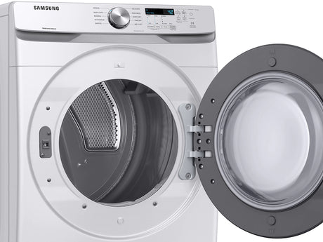 Samsung 7.5 cu. ft. Electric Dryer with Sensor Dry DVE45T6000W - AGSWHOLESALE