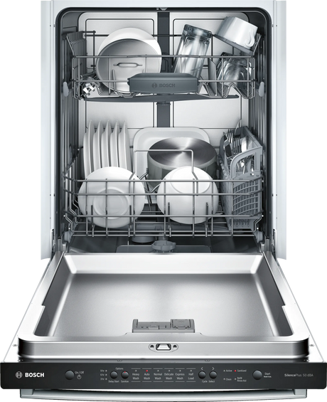 Ascenta Top Control 24-in Built-In Dishwasher (Stainless Steel) ENERGY STAR, 50-dBA SHX3AR75UC - AGSWHOLESALE