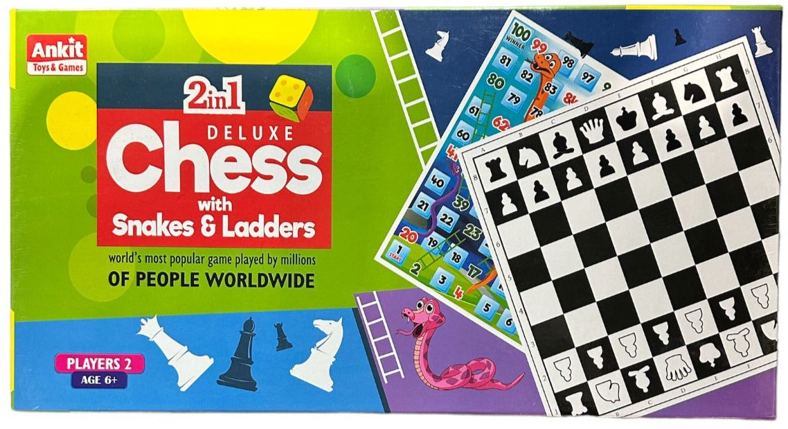 Ankit Toys & Games 2 in 1 Deluxe Game - AGSWHOLESALE