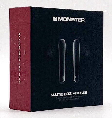 Monster Wireless Bluetooth Stereo Earbuds W/ Charging Case - AGSWHOLESALE